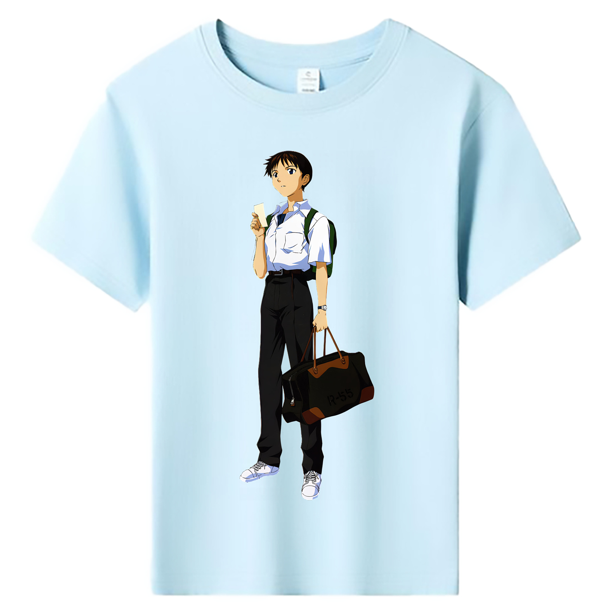 （画像用） EVA 新世紀エヴァンゲリオン 綿100％キッズTシャツ（フロントプリント）